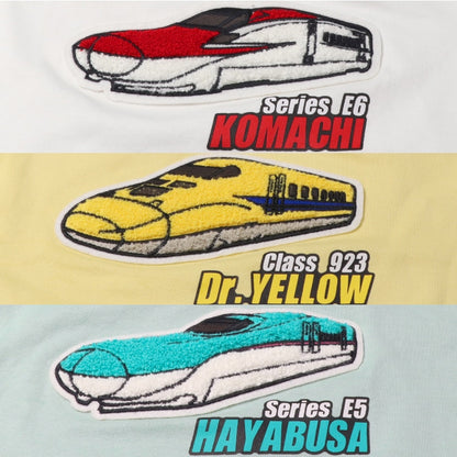 Moujonjon Hungry Heart JR Shinkansen Top (90-130cm) for Boys (Summer TOPS) (Railway Series) 