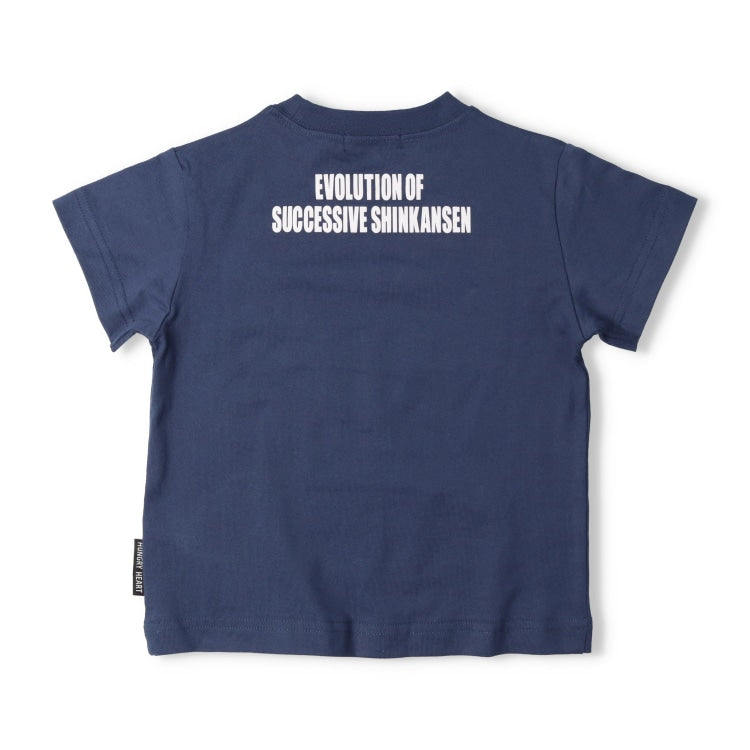 Moujonjon Hungry Heart JR Shinkansen Tops (90-130cm/ML) for Boys and Adults (Summer TOPS) 
