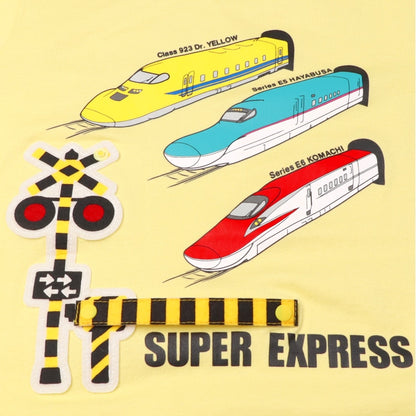 Moujonjon Hungry Heart JR Shinkansen Tops (90-130cm/ML) for Boys and Adults (Summer TOPS) 