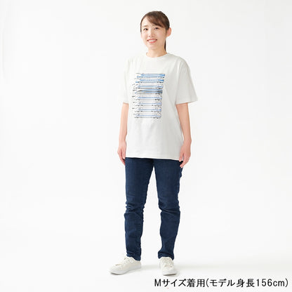 Moujonjon Hungry Heart JR Shinkansen Tops (90-130cm/ML) for Boys and Adults (Summer TOPS) 