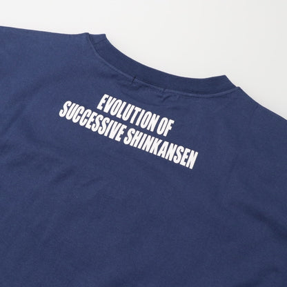 Moujonjon Hungry Heart JR Shinkansen Tops (90-130cm/ML) for Boys and Adults (Summer TOPS) 