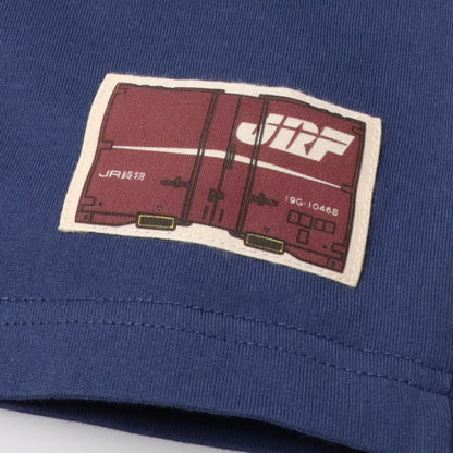 Moujonjon Hungry Heart JR Freight Train Top (90-130cm) for Boys (Summer TOPS) (Railway Series) 