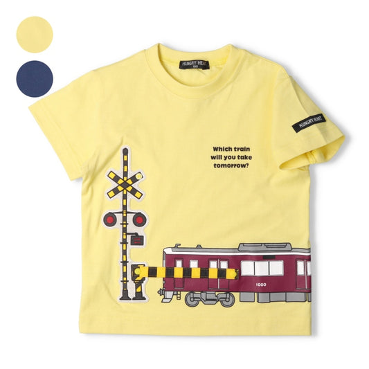 Moujonjon Hungry Heart Hankyu Train Top (90-130cm) for Boys (Summer TOPS Railway Series) 