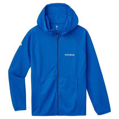 Japanese children's clothing mont-bell UV protection / high water absorption quick drying / breathable hooded zip-up jacket 130-160cm boys / girls summer outerwear