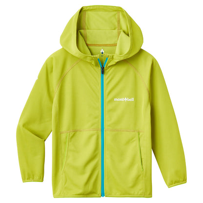 Japanese children's clothing mont-bell UV protection / high water absorption quick drying / breathable hooded zip-up jacket 100-120cm boys / girls summer outerwear