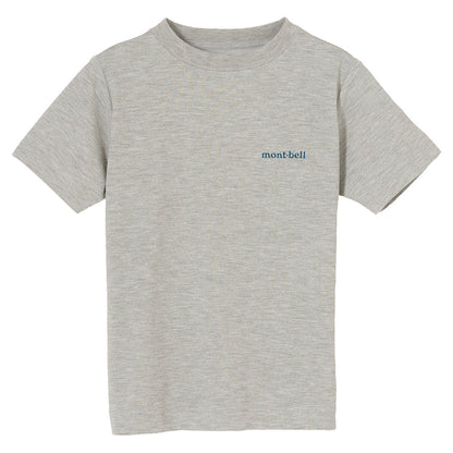 Mont-Bell (Japan) UV-Proof/Quick-Dry/Odor-Suppressing Tops (100-120cm) for Boys and Girls Summer