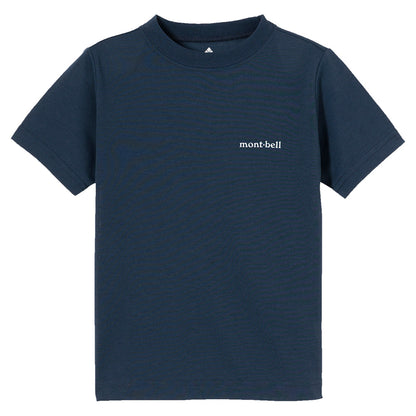Mont-Bell (Japan) UV-Proof/Quick-Dry/Odor-Suppressing Tops (100-120cm) for Boys and Girls Summer