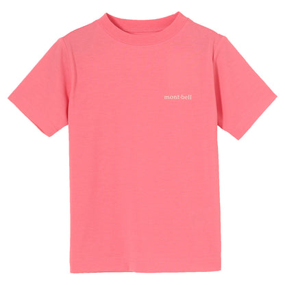 Mont-Bell (Japan) UV-Proof/Quick-Dry/Odor-Suppressing Tops (100-120cm) for Boys and Girls Summer