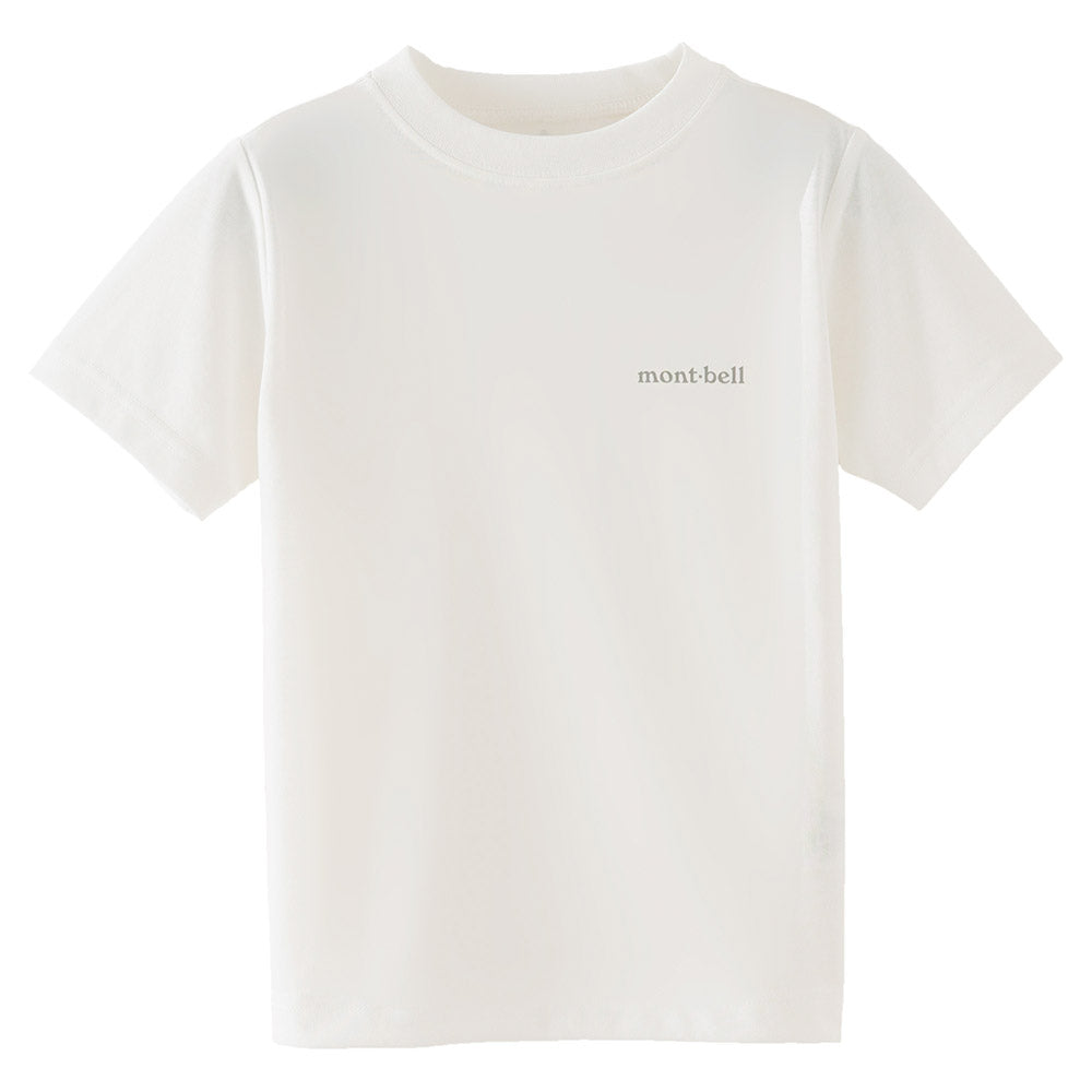 Mont-Bell (Japan) UV-Proof/Quick-Dry/Odor-Suppressing Tops (100-120cm) for Boys and Girls Summer