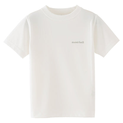 Mont-Bell (Japan) UV-Proof/Quick-Dry/Odor-Suppressing Tops (100-120cm) for Boys and Girls Summer