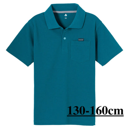 Mont-Bell UV-Proof/Quick-Dry/Odor-Suppressing Polo Shirt (100-160cm) for Boys and Girls (Summer TOPS)