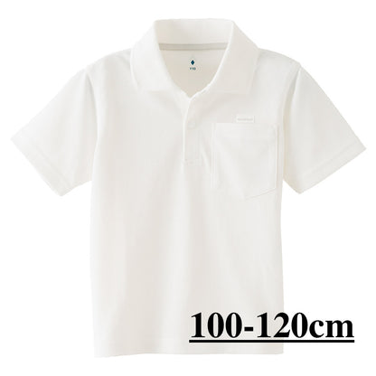 Mont-Bell UV-Proof/Quick-Dry/Odor-Suppressing Polo Shirt (100-160cm) for Boys and Girls (Summer TOPS)