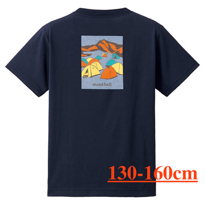 Japanese children's clothing mont-bell UV protection / quick-drying / odor-suppressing pre-dawn camping top 130-160cm / XS-XL adult / boy's / girl's summer TOPS