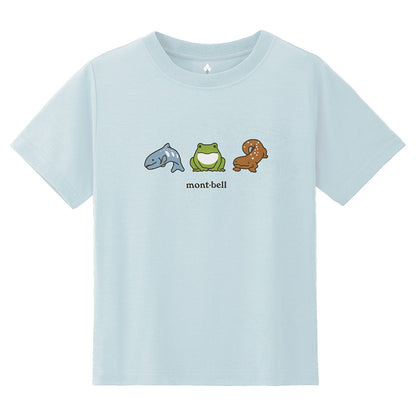 Mont-Bell (Japan) UV-Proof/Water-Absorbent/Quick-Drying/Odor-Suppressing River Buddies Top (100-120cm) for Boys and Girls Summer