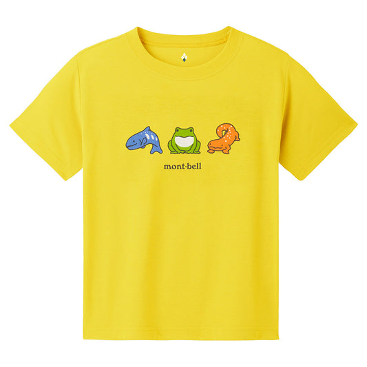 Mont-Bell (Japan) UV-Proof/Water-Absorbent/Quick-Drying/Odor-Suppressing River Buddies Top (100-120cm) for Boys and Girls Summer