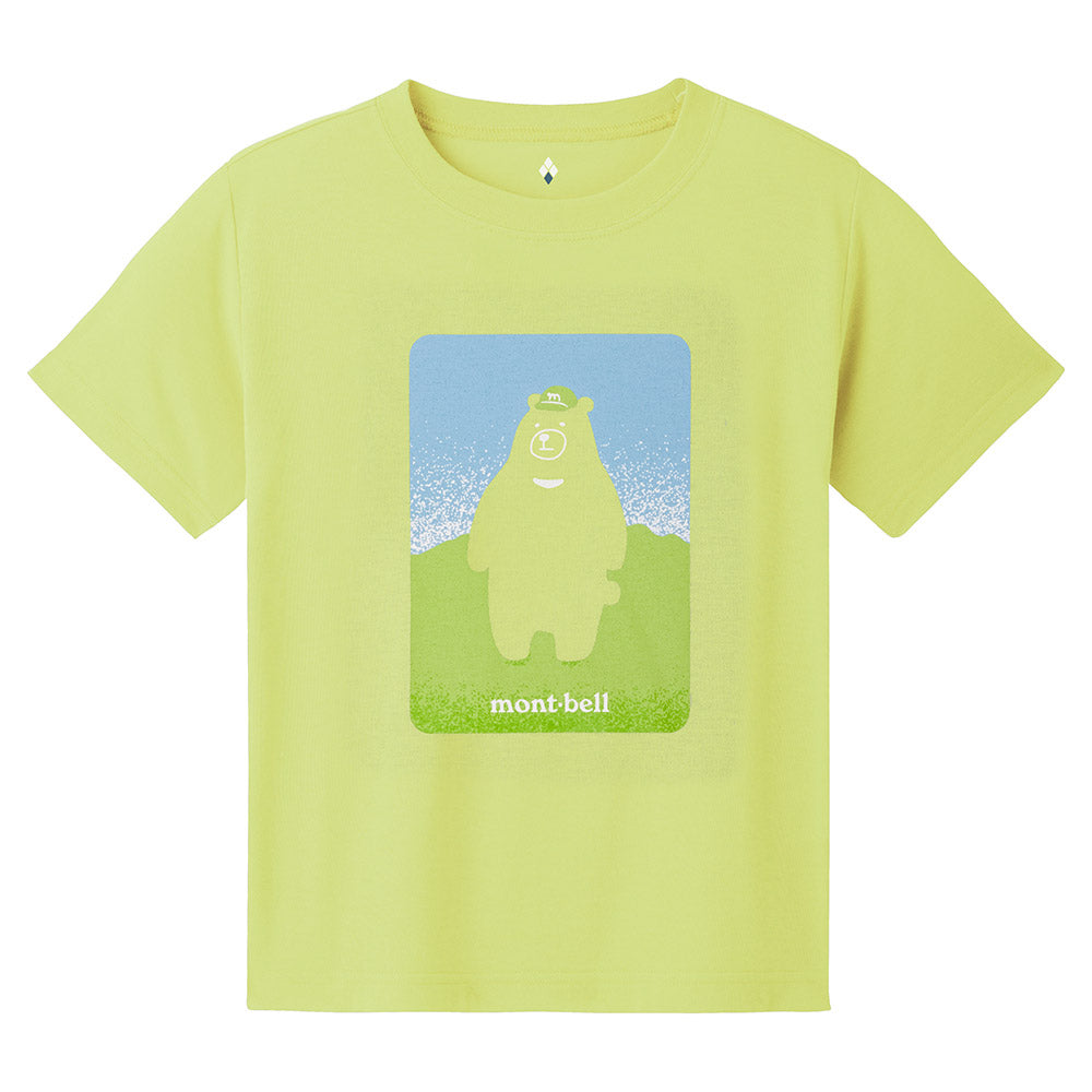 Mont-Bell (Japan) UV-Proof/Quick-Dry/Odor-Suppressing Bear Top (100-120cm) for Boys and Girls Summer