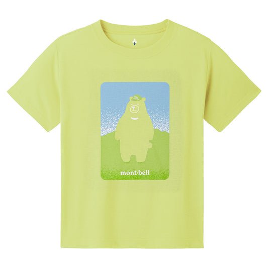 Mont-Bell (Japan) UV-Proof/Quick-Dry/Odor-Suppressing Bear Top (100-120cm) for Boys and Girls Summer