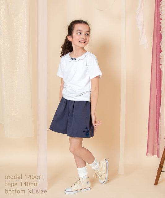 Japanese children's clothing panpantutu bow skirt pants 95-140cm girls summer PANTS 