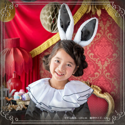 日本童裝 愛麗絲夢遊仙境 兔夫人 120-140cm 女童款 萬聖節 Cosplay服裝 Halloween攪鬼特輯 AAA