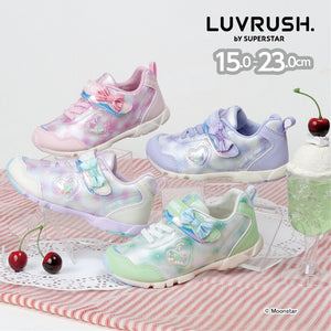 日本直送 moonstar LUVRUSH 抗菌防臭 健康機能兒童鞋 15-23cm 女童款 鞋系列