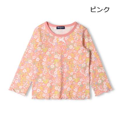 Japanese Moujonjon Floral Tops 80-140cm Girls Summer TOPS 