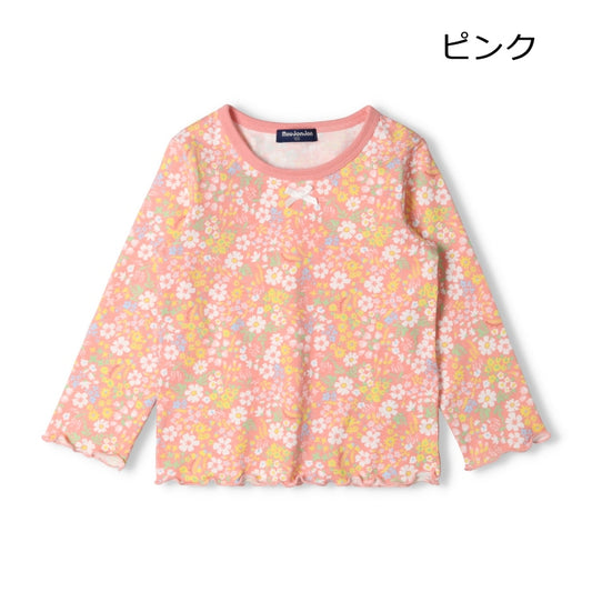 Japanese Moujonjon Floral Tops 80-140cm Girls Summer TOPS 