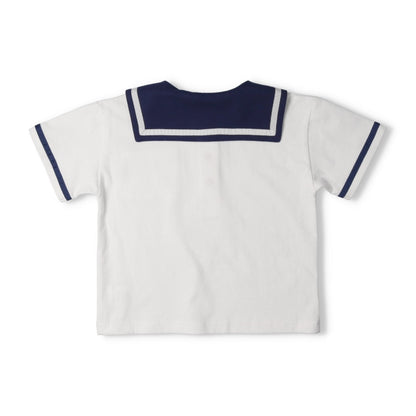 Japanese Moujonjon Sailor-Style Tops (80-120cm) for Boys (Summer) 