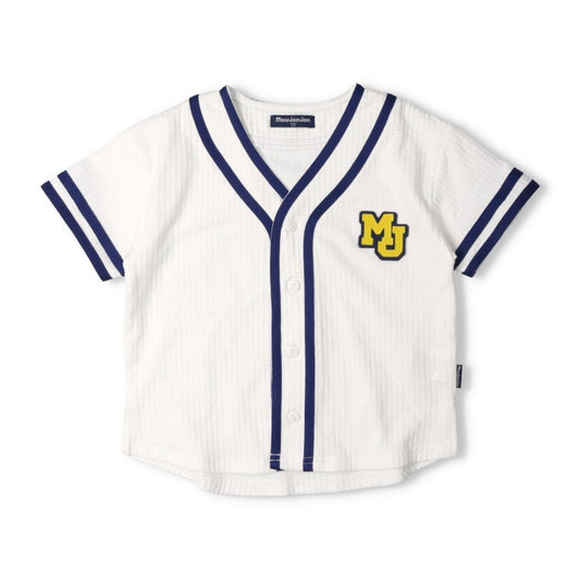 Japanese Moujonjon Baseball Jacket 90-140cm Boys Summer Outerwear Tops 