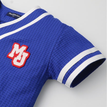 Japanese Moujonjon Baseball Jacket 90-140cm Boys Summer Outerwear Tops 
