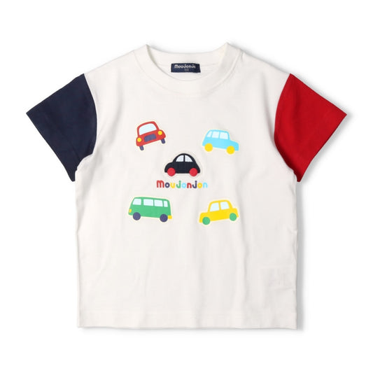 Moujonjon Japanese children's clothing short-sleeved top 80-120cm boys' summer TOPS 