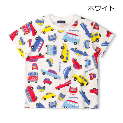 Moujonjon Japanese-made short-sleeved tops for boys (80-120cm) for summer