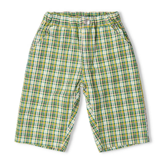 Japanese Moujonjon Checkered Shorts 90-140cm Boys Summer PANTS 