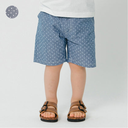 Japanese Moujonjon Polka Dot Shorts 90-140cm Boys Summer PANTS 