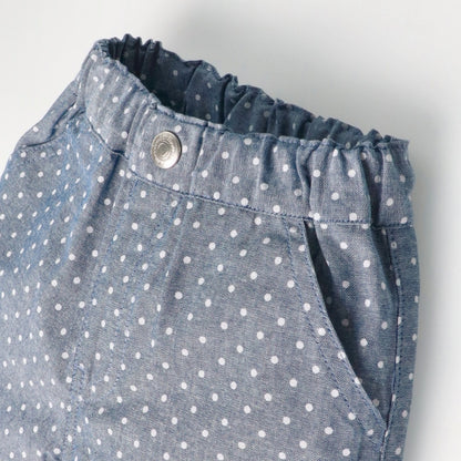 Japanese Moujonjon Polka Dot Shorts 90-140cm Boys Summer PANTS 