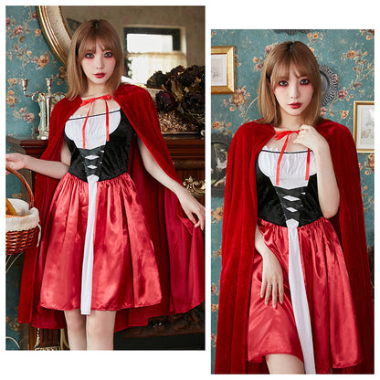日本直送 小紅帽 M-XL 大人款 萬聖節 Cosplay服裝 Halloween攪鬼特輯 AAA