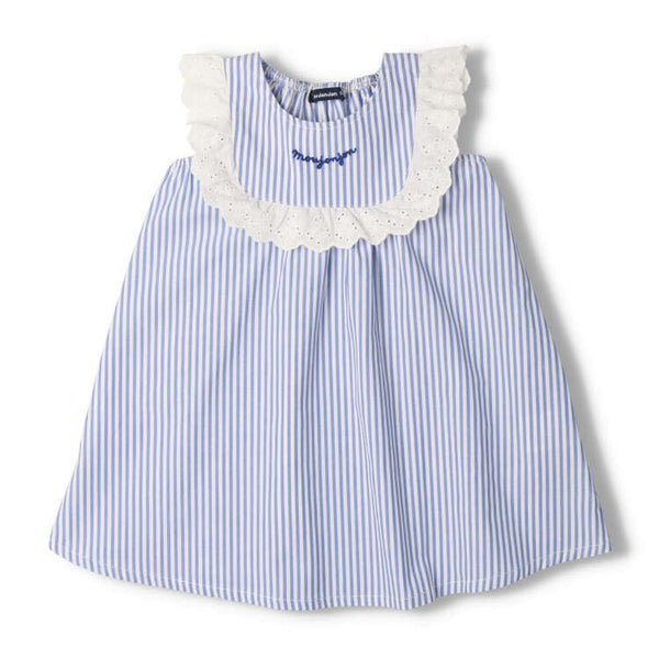 日本童裝 Moujonjon 條紋背心連身裙 90-140cm 女童款 夏季 DRESSES