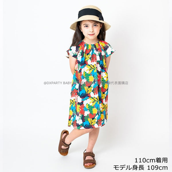 日本童裝 Moujonjon 度假風連身裙 90-140cm 女童款 夏季 DRESSES