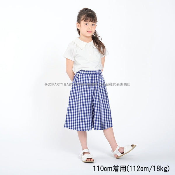 日本童裝 Moujonjon 珍珠點點領polo上衣 80-140cm 女童款 夏季 TOPS