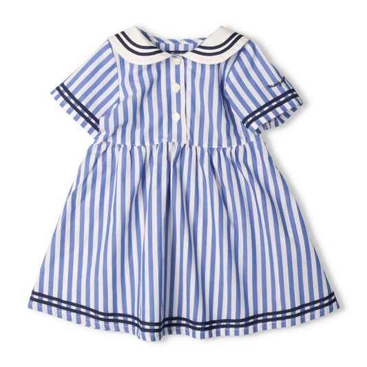 Japanese Moujonjon Sailor-Style Dress (90-140cm) for Girls Summer 