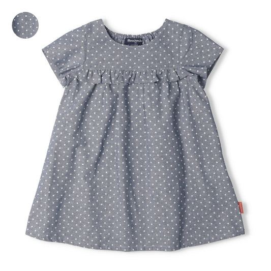 Japanese Moujonjon Polka Dot Dress 90-140cm Girls Summer Dresses 