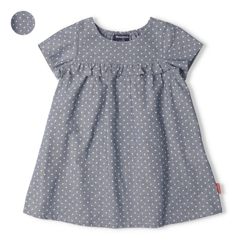日本童裝 Moujonjon 波點連身裙 90-140cm 女童款 夏季 DRESSES