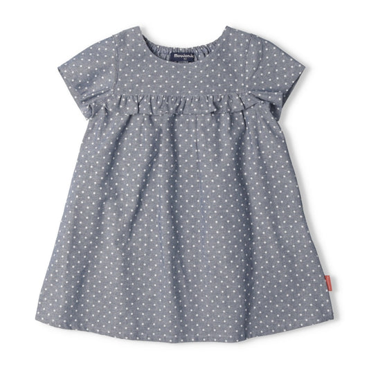 Japanese Moujonjon Polka Dot Dress 90-140cm Girls Summer Dresses 