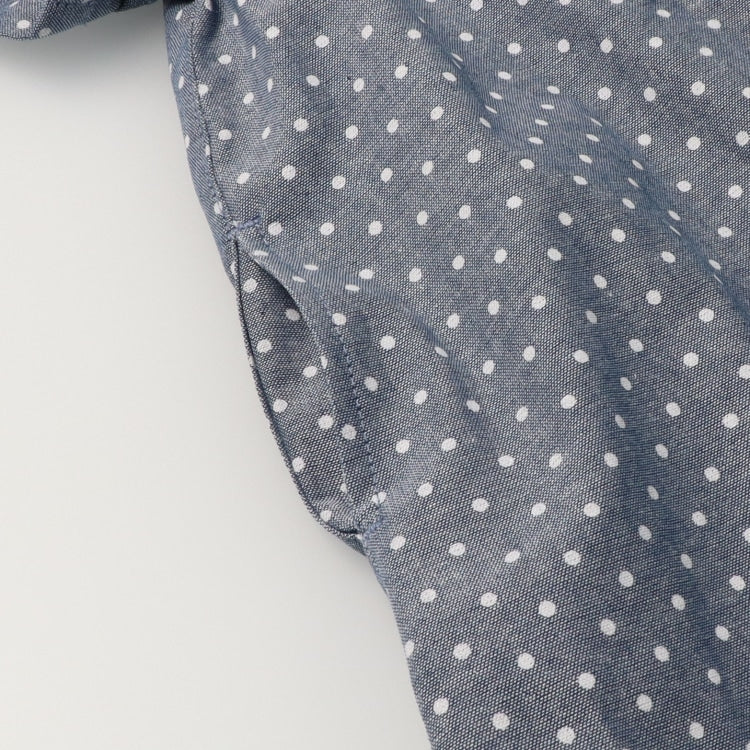 Japanese Moujonjon Polka Dot Dress 90-140cm Girls Summer Dresses 