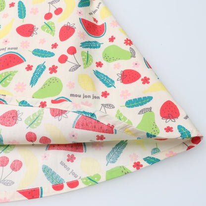 Japanese Moujonjon Fruit Pattern Dress 80-130cm Girls Summer Dresses 