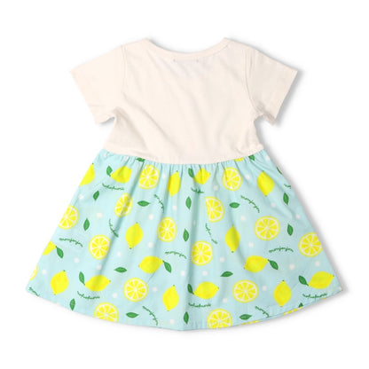 Japanese Moujonjon Fruit Pattern Dress 80-130cm Girls Summer Dresses 