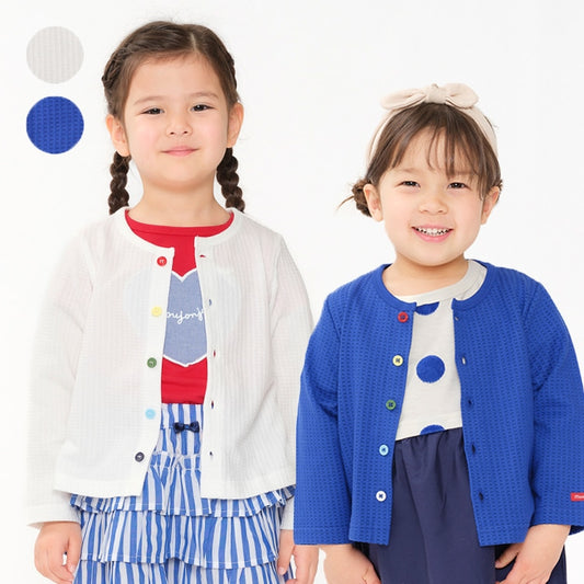 Japanese Moujonjon UV Protection Thin Jacket 80-140cm Girls Summer Outerwear 