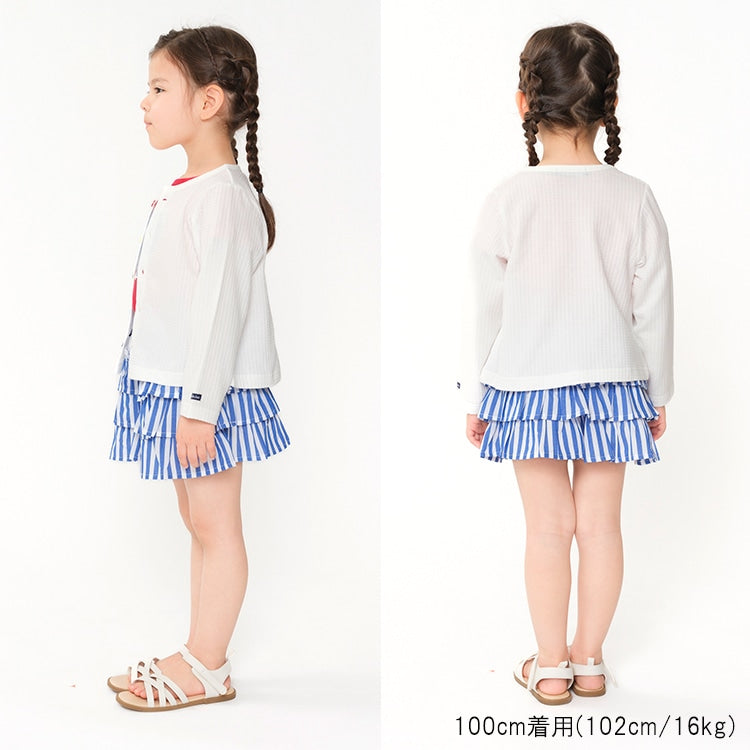 Japanese Moujonjon UV Protection Thin Jacket 80-140cm Girls Summer Outerwear 