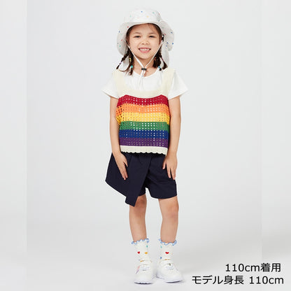 Japanese Moujonjon Bow Skirt Pants 90-140cm Girls Summer PANTS 