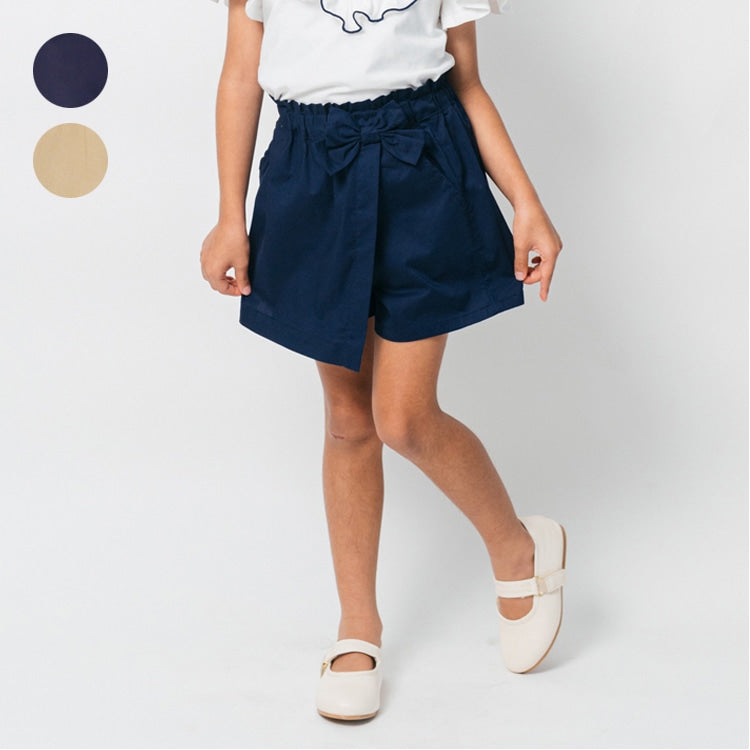 日本童裝 Moujonjon 蝴蝶結裙褲 90-140cm 女童款 夏季 PANTS
