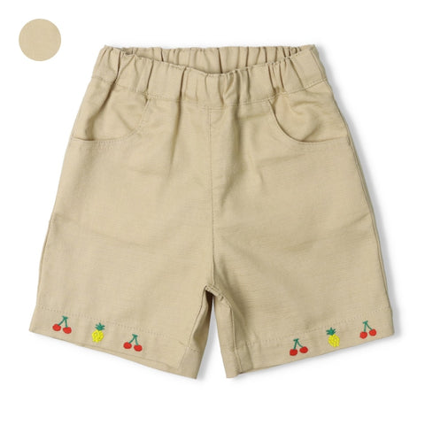 日本童裝 Moujonjon 水果圖案短褲 80-130cm 女童款 夏季 PANTS